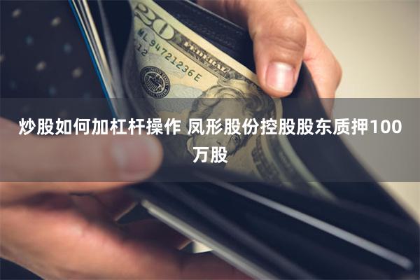 炒股如何加杠杆操作 凤形股份控股股东质押100万股